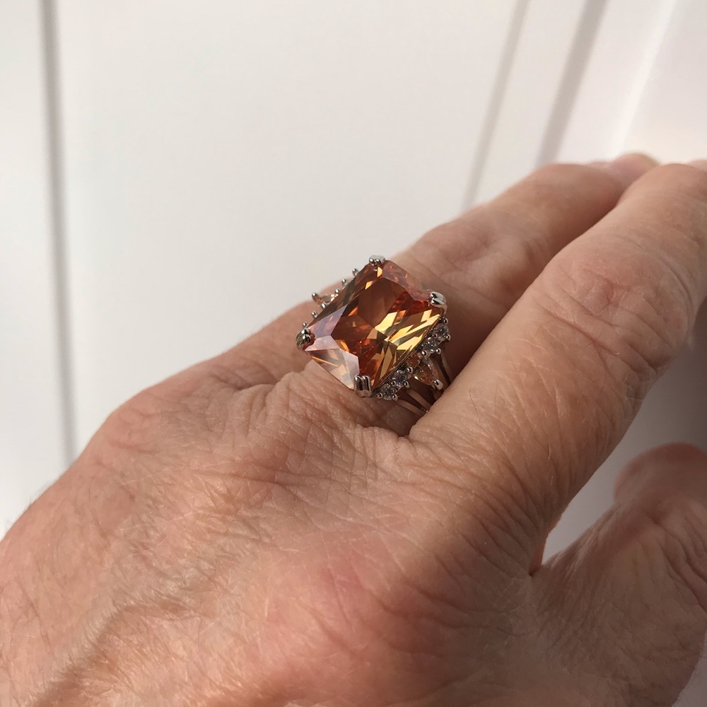 6ctw Topaz & Cubic Zirconia Dz. 7,8,9,10